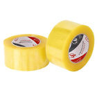 Custom OPP Packing BOPP Golden Transparent Tape Shipping Carton Box Sealing Adhesive Packaging Tape