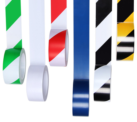 ISO9001 30mm Electrical PVC Adhesive Tape For Pipe Floor Warning
