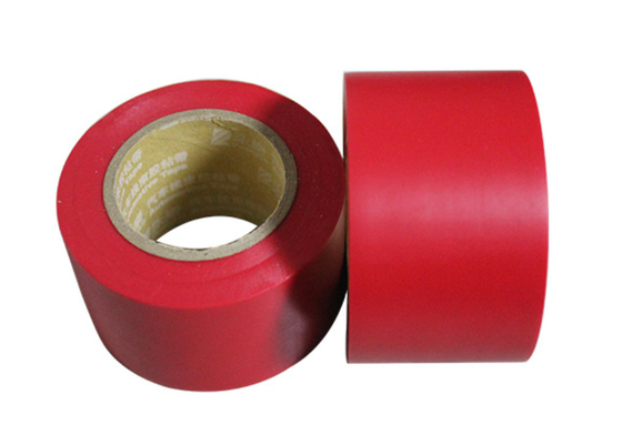 Red Self Adhesive PVC Tape 50mm For Communications Wiring