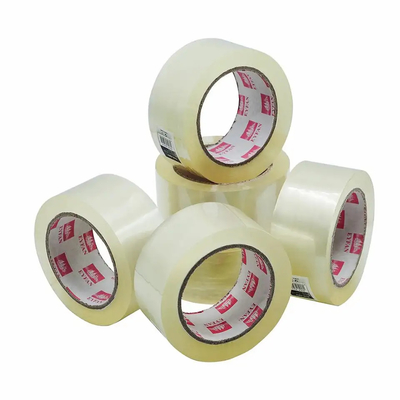 Chiaro nastro adesivo dell'imballaggio di 45mic 48mm 100y BOPP per uso di sigillatura del cartone